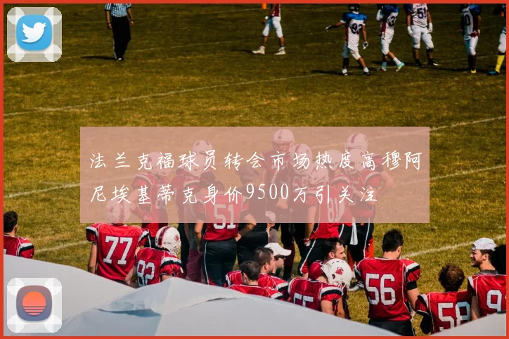 法兰克福球员转会市场热度高穆阿尼埃基蒂克身价9500万引关注
